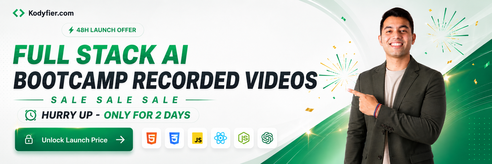 Full Stack AI Bootcamp Recorded Videos Sale