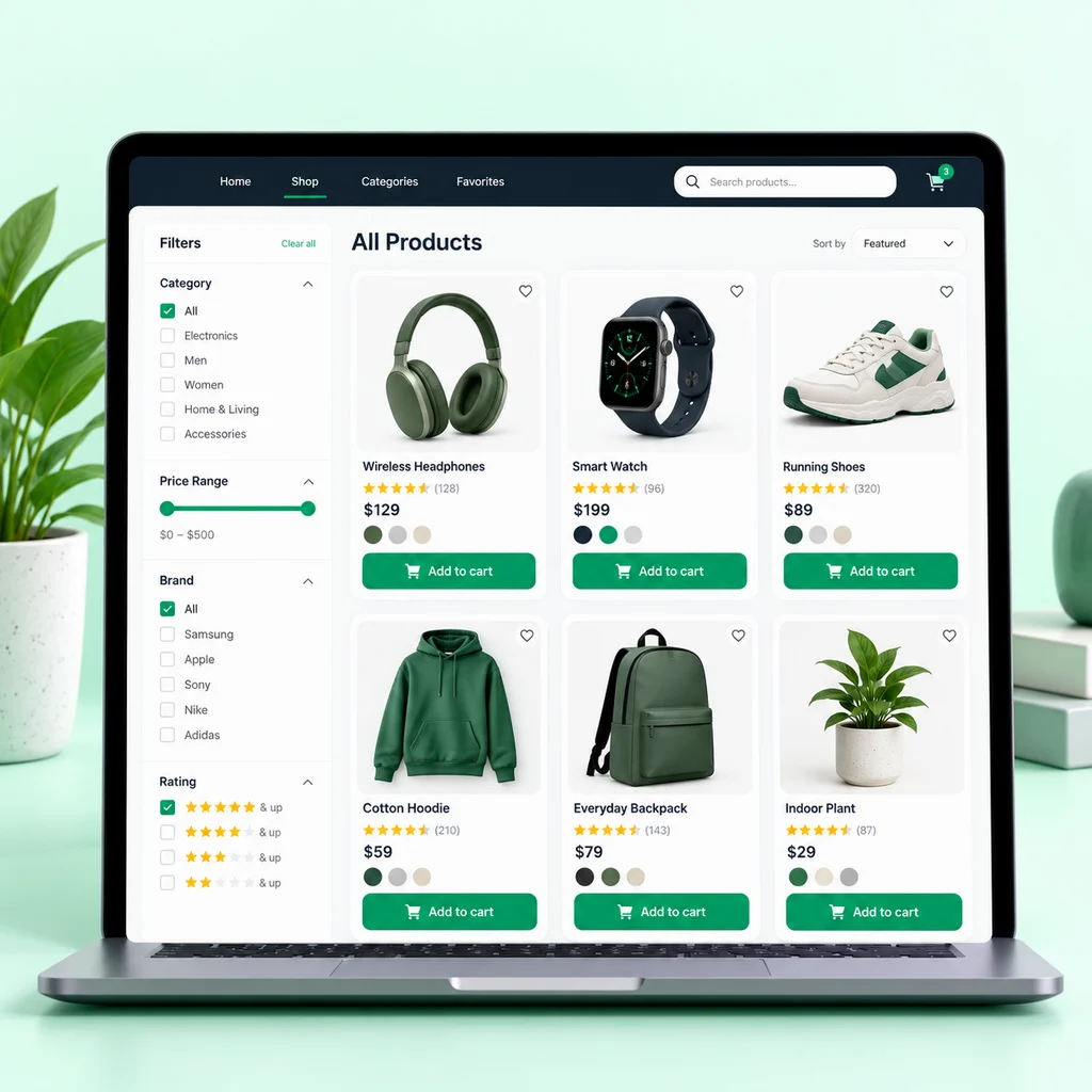 React E-Commerce storefront app built during the Kodyfier React JS live classes