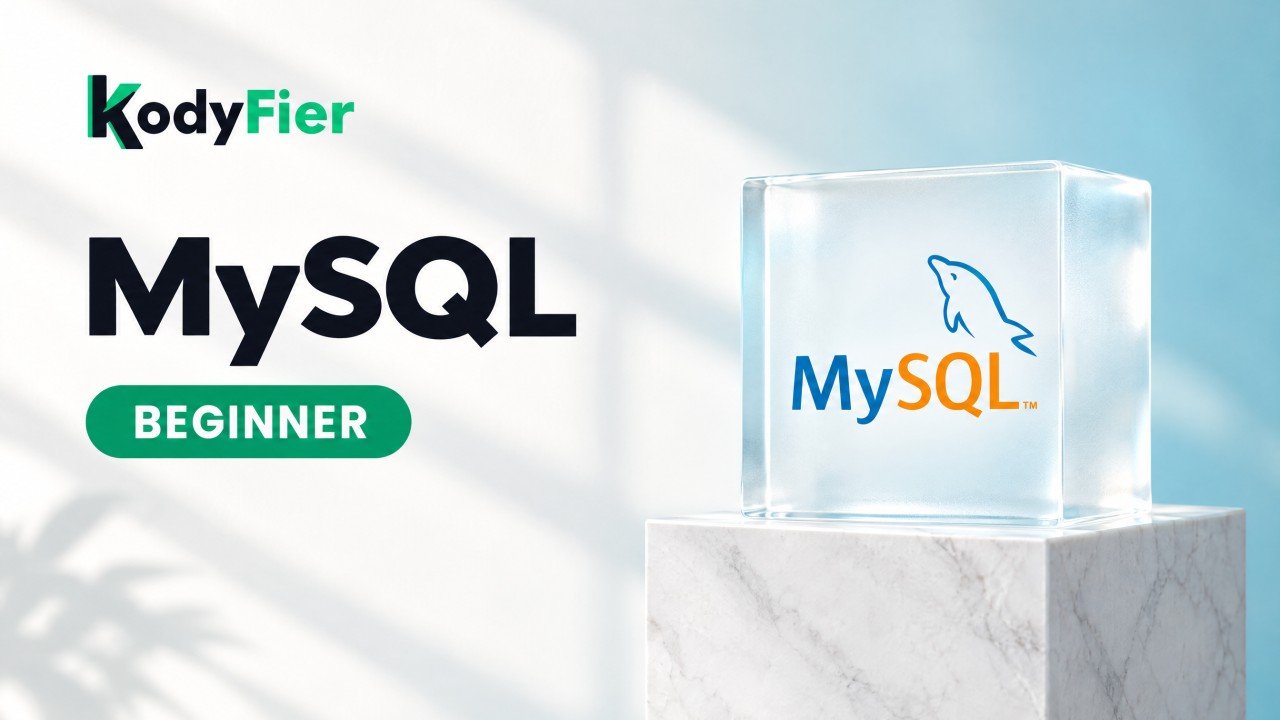 MySQL course by KodyFier, beginner level