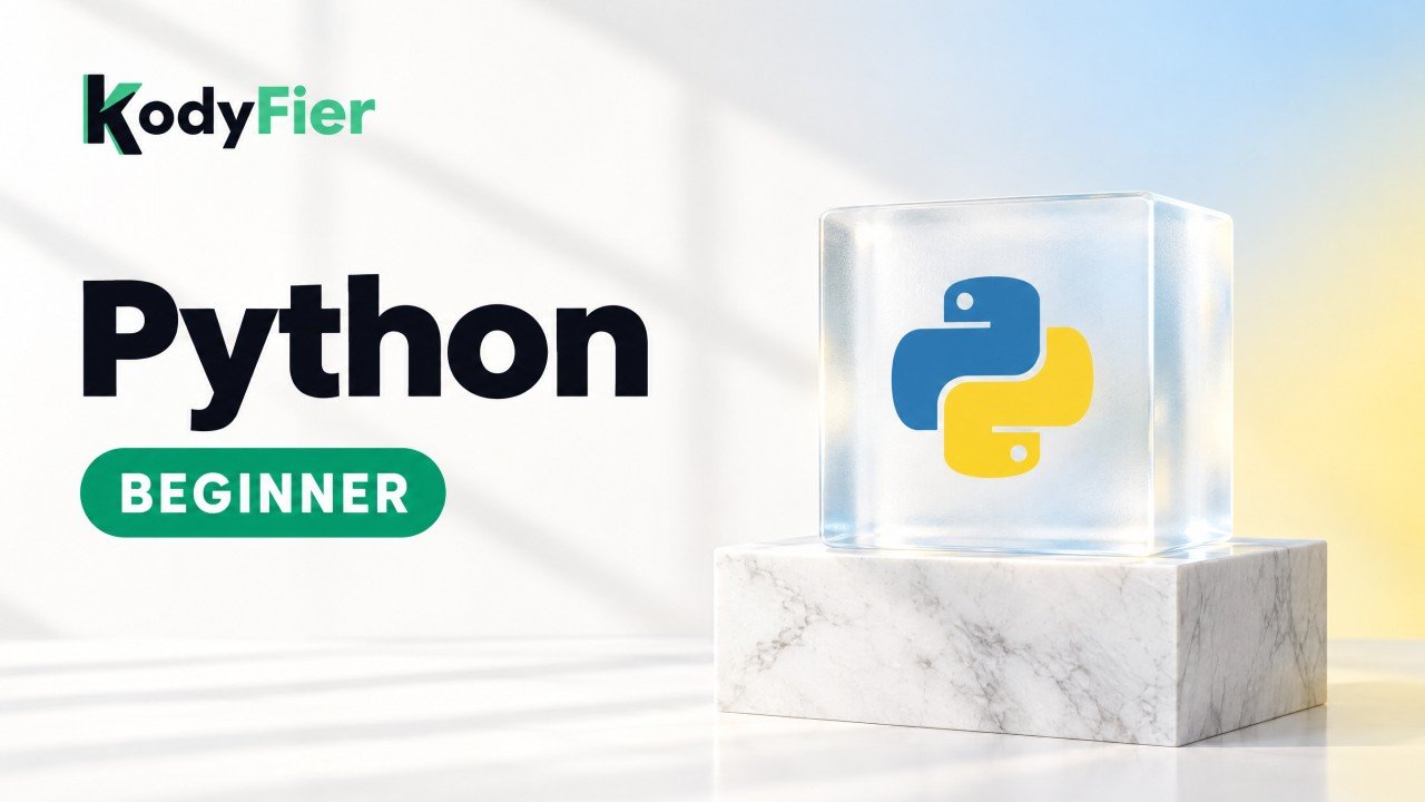 Python course by KodyFier, beginner level