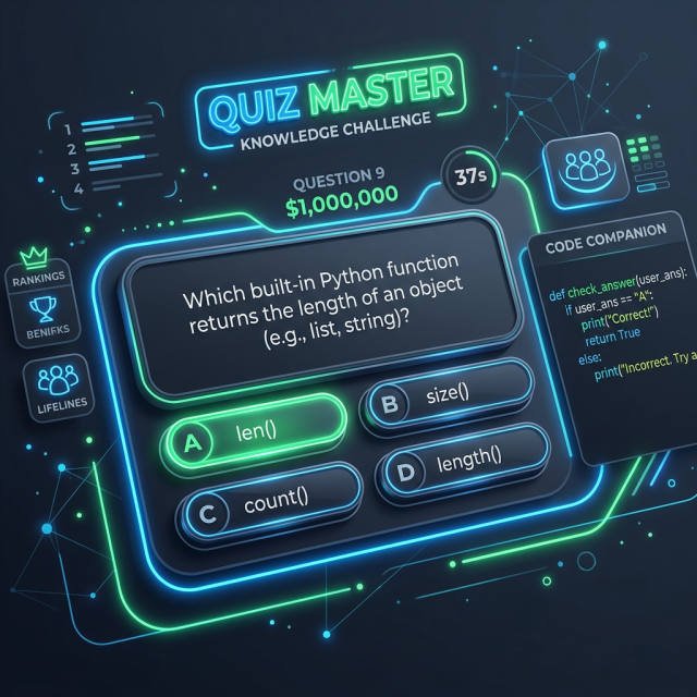 Python KBC Game Mockup