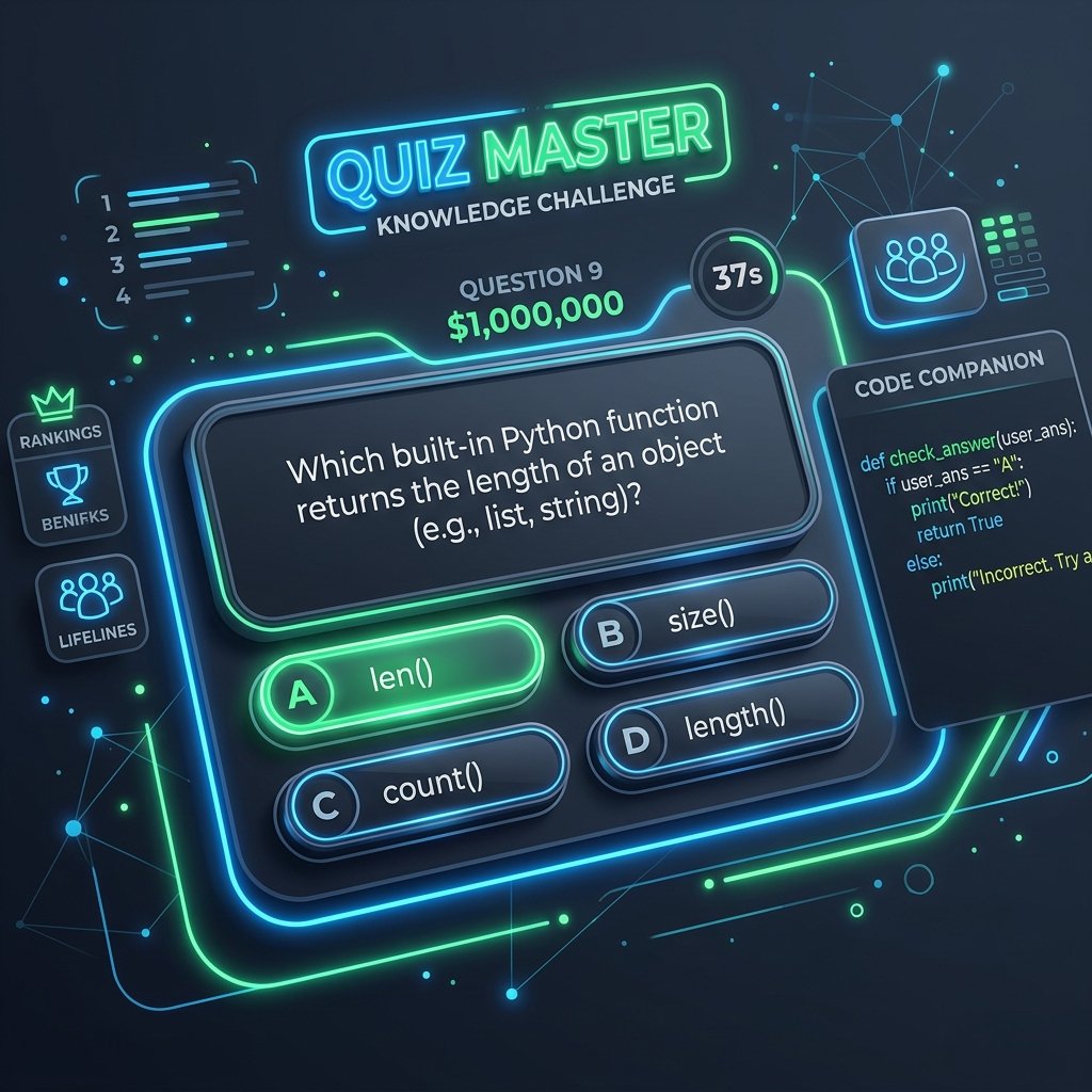 Python KBC Game Mockup