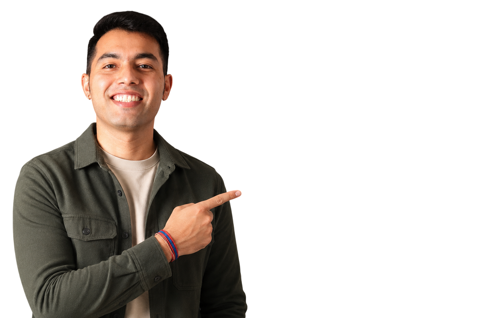 Vinod Bahadur Thapa pointing right at course details